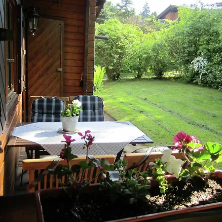 Detached Wooden House Near Bad Wildungen Semesterbostad Haina