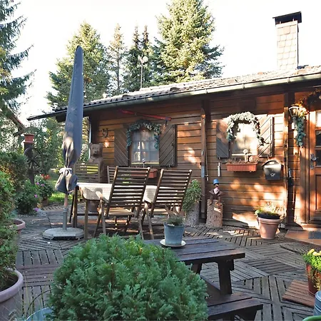 Detached Wooden House Near Bad Wildungen Semesterbostad Haina